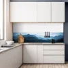 Clearance Azure Horizon selvklebende backsplash Veggfliser | Gulvfliser