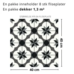 Clearance Bergen selvklebende fliser Veggfliser | Gulvfliser