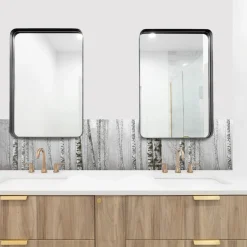 Best Birch Mist selvklebende backsplash Veggfliser | Gulvfliser