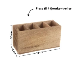 Discount Boks fjernkontroll mangotre All Organisering | Organisering