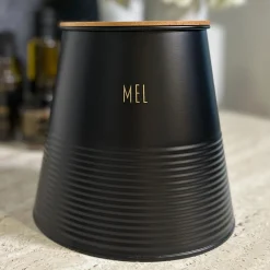 Best Boks mel, sort metall Kjøkken | All Organisering
