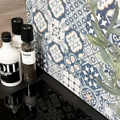 Fashion Cassablue tiles kontaktplast Vegg | Kjøkken