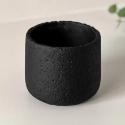 Clearance Cem potte, 17 cm sort Potter Og Vaser