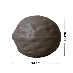 Clearance DBKD Walnut skål dust Pynt