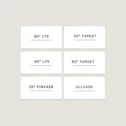Sale Etiketter klesvask grader, 6 pk Etiketter | Etiketter