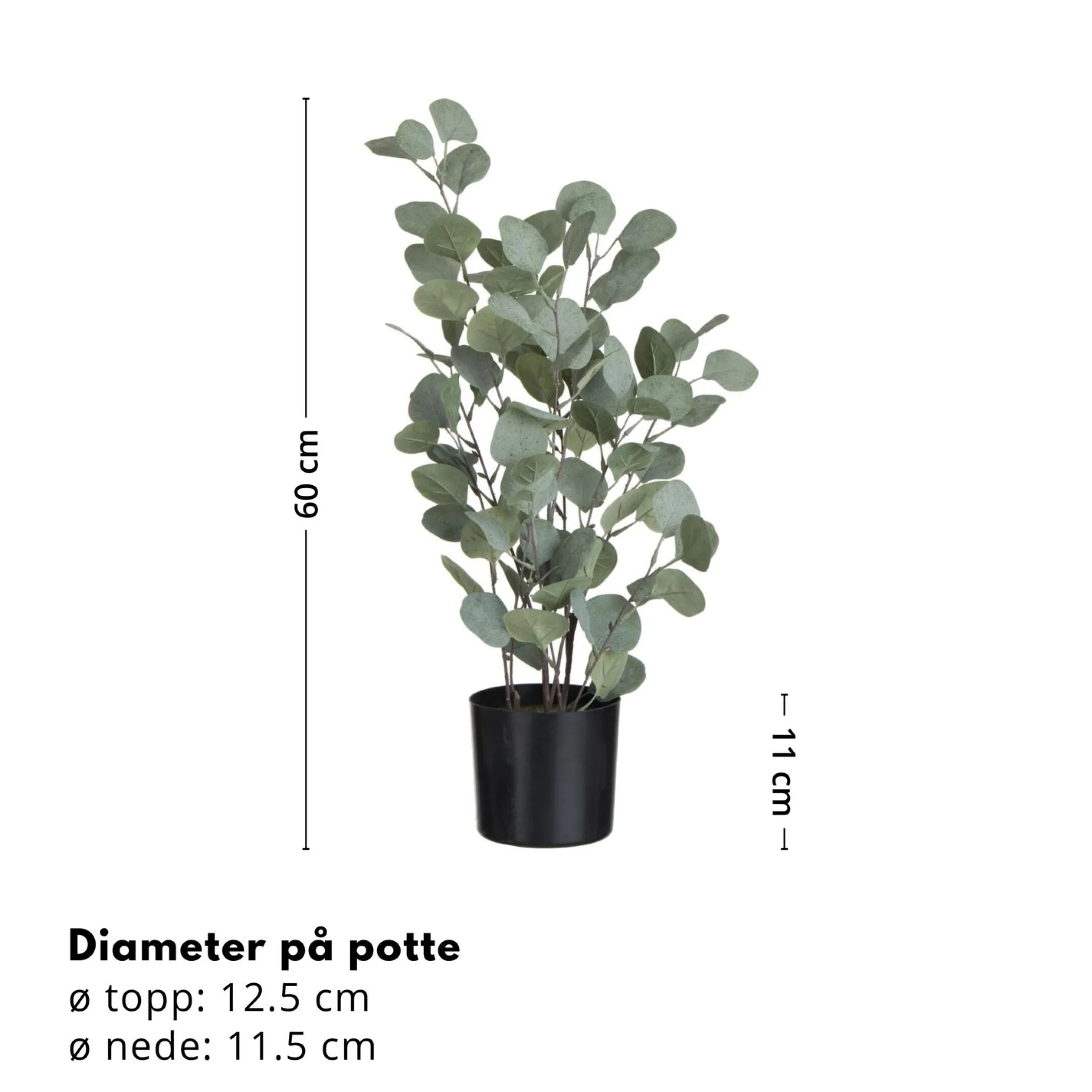 Best Eukalyptus i potte 60 cm Kunstige Planter
