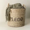 Outlet Flettet kurv, pledd All Organisering | Organisering