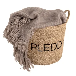 Outlet Flettet kurv, pledd All Organisering | Organisering