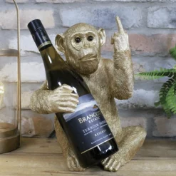 Clearance Frekk apekatt vinholder Pynt