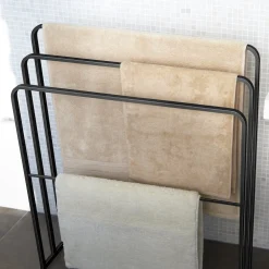 Discount Håndkleholder sort Baderom | All Organisering