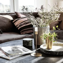 Discount House Doctor Anit lysestake antikk messing Lysestaker Og Lykter