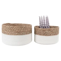 Sale House Nordic Tanta kurv natur sett 2 stk All Organisering | Organisering