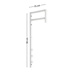 Clearance House Nordic Trento klesstativ hvit Gang | All Organisering