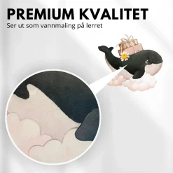 Discount Hval på sky klistremerke Barnestickers