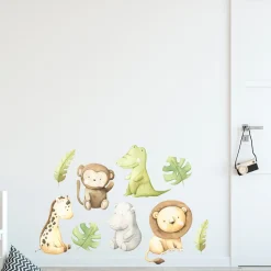 Fashion Jungeldyr klistremerker Barnestickers