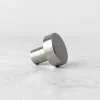 New Knott beslag, børstet stål 25 mm Håndtak