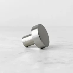New Knott beslag, børstet stål 25 mm Håndtak