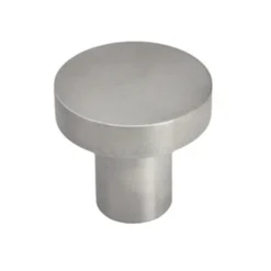New Knott beslag, børstet stål 25 mm Håndtak