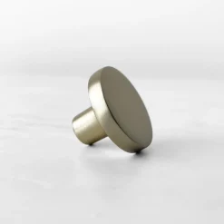 Outlet Knott børstet messing 30 mm Håndtak