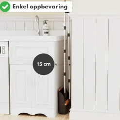 Discount Kost og støvbrett, med støvfanger Vaskerom | All Organisering