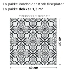 New Lisbonne selvklebende fliser Veggfliser | Gulvfliser
