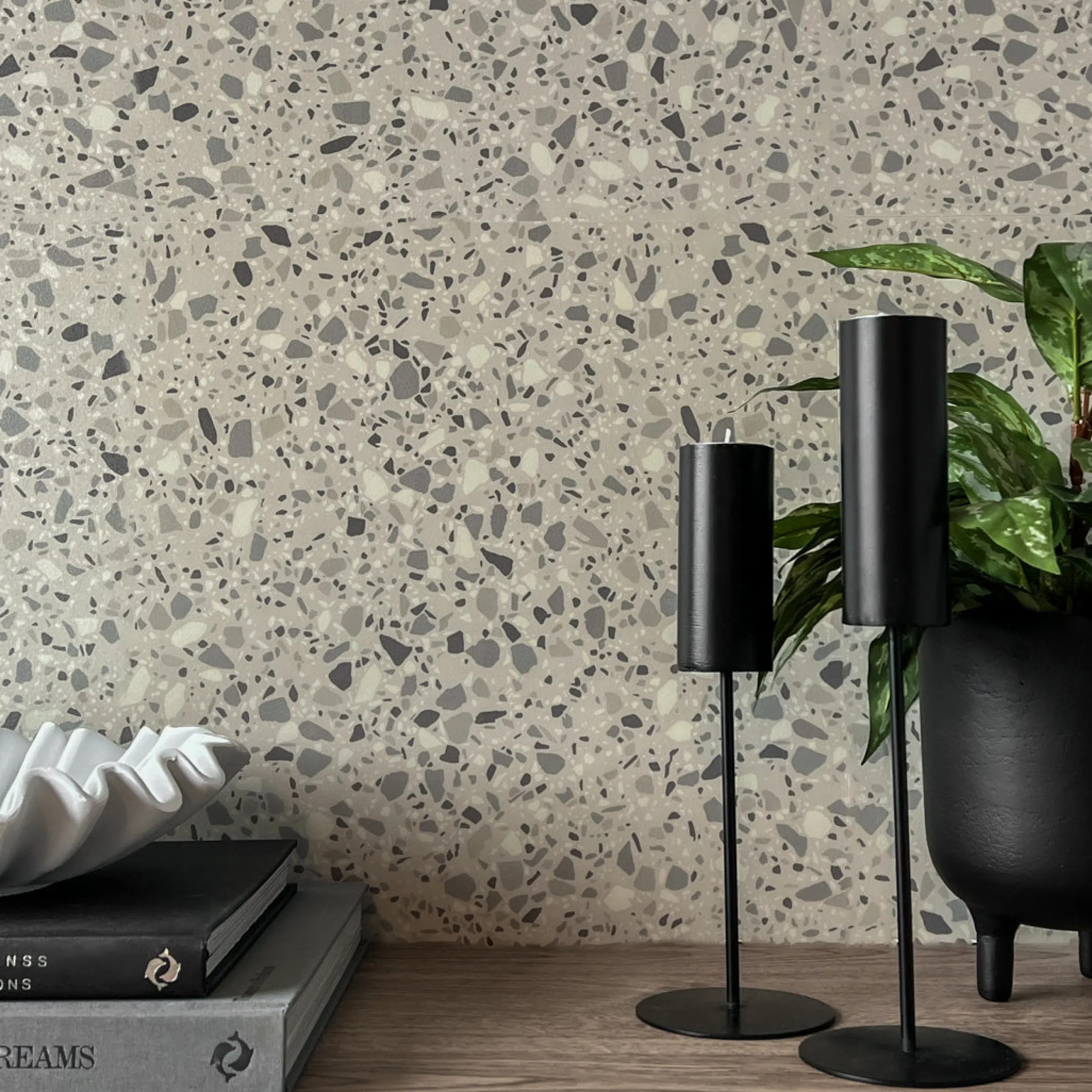 Hot London terrazzo selvklebende fliser Veggfliser | Gulvfliser
