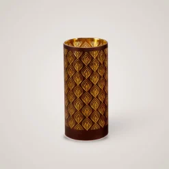 New Lyslykt LED Oriental, brun liten Lysestaker Og Lykter