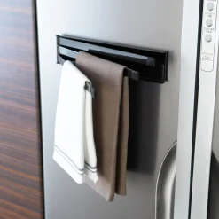 Best Magnetisk håndkleholder sort Vaskerom | Baderom