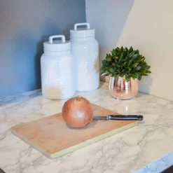 Fashion Marmor hvit/grå kontaktplast Marmor | Bord