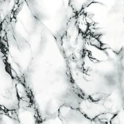 Fashion Marmor hvit/sort kontaktplast Marmor | Bord
