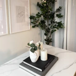 Fashion Marmor klassisk hvit kontaktplast Marmor | Bord