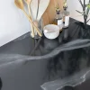 Clearance Marmor klassisk sort kontaktplast Marmor | Bord