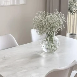 New Marmor romeo hvit matt kontaktplast Marmor | Bord