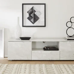 New Marmor romeo hvit matt kontaktplast Marmor | Bord