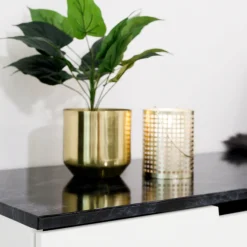 Fashion Marmor sort/blå kontaktplast Marmor | Bord