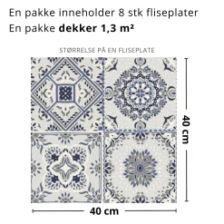 New Marokko selvklebende fliser Veggfliser | Gulvfliser