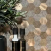 Best Mocca hexagon selvklebende veggfliser Veggfliser | Til Kjøkkenvegg