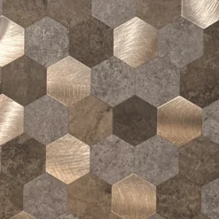 Best Mocca hexagon selvklebende veggfliser Veggfliser | Til Kjøkkenvegg