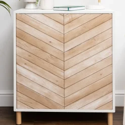 Discount Moderne fiskebein natur kontaktplast Bord | Baderomsmøbler