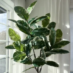 Discount Mr. Plant Fikus Elastica 190 cm Kunstige Planter