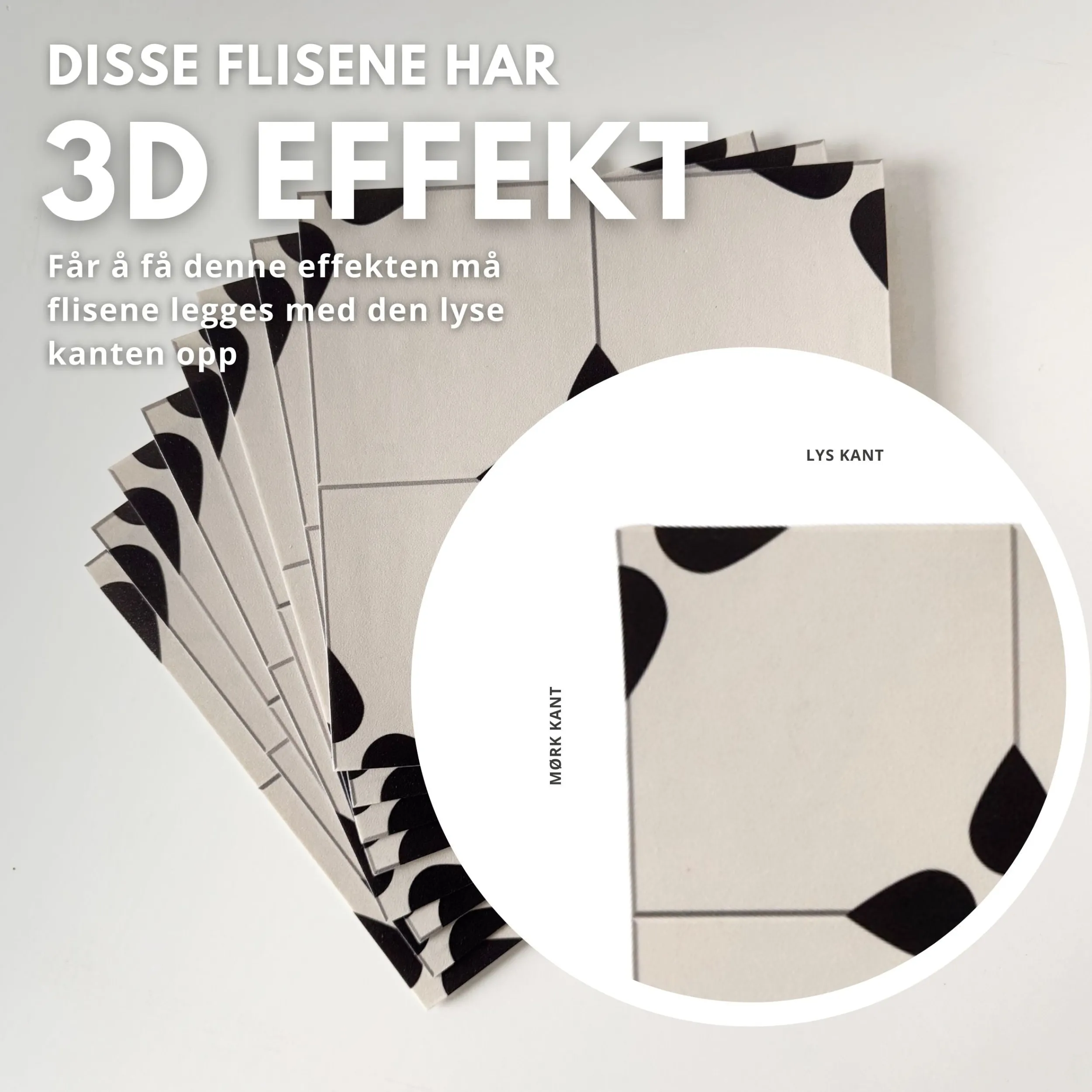 Fashion Natalie selvklebende fliser Veggfliser | Gulvfliser