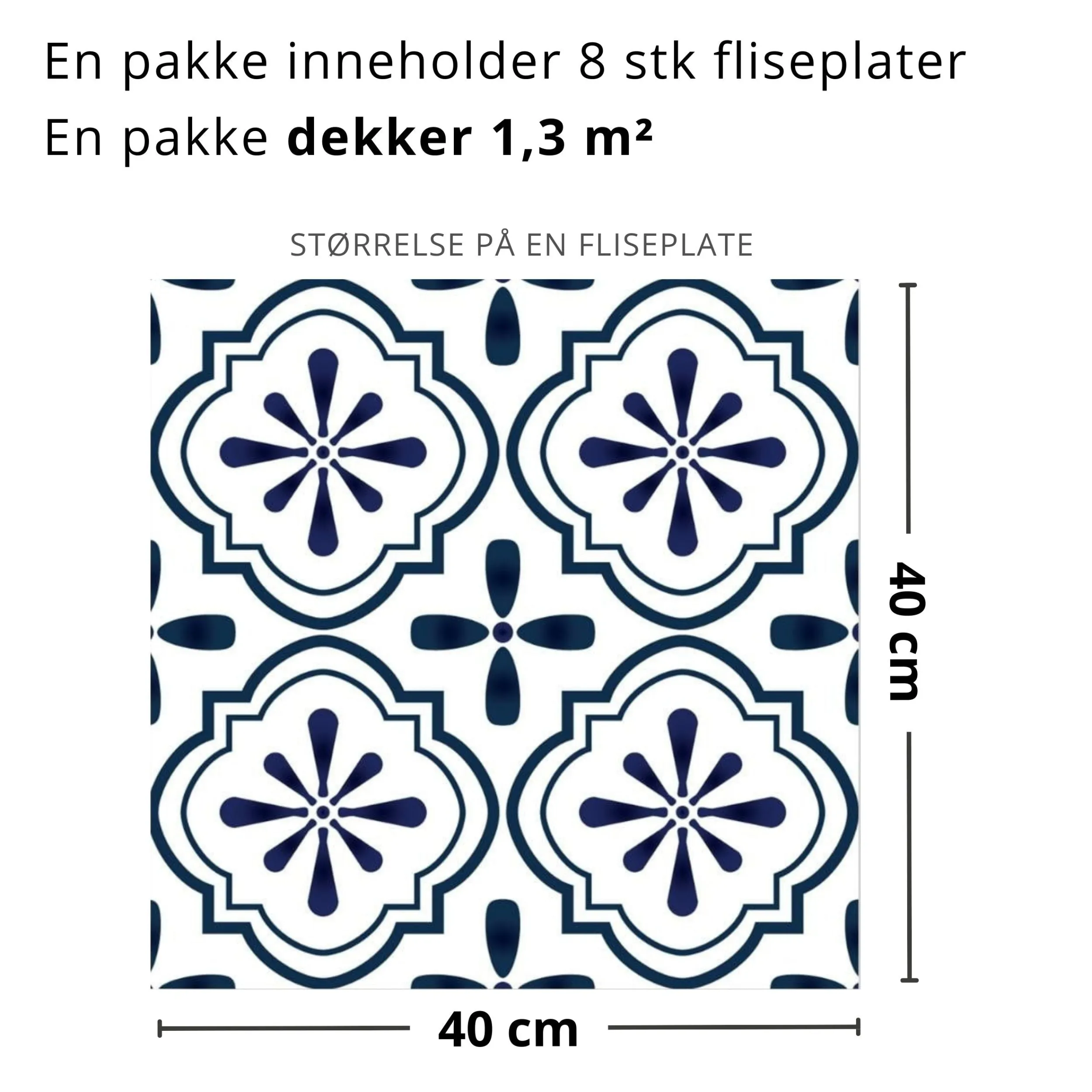 Sale Nova blå selvklebende fliser Veggfliser | Gulvfliser