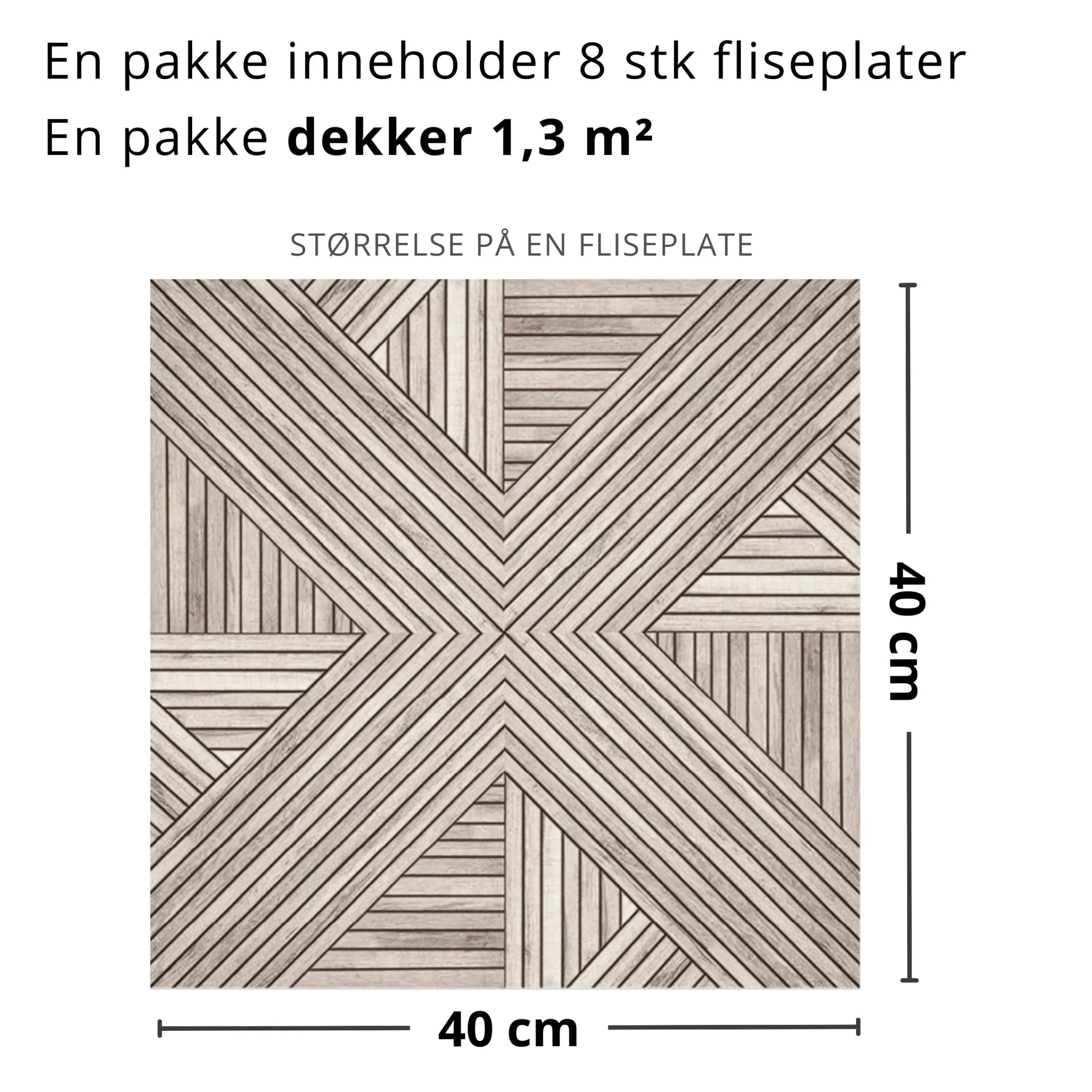 Fashion Oda selvklebende fliser Veggfliser | Gulvfliser