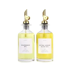 Outlet Oljeflaske, transparent 2-pk Krydder | Kjøkken