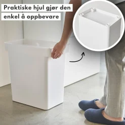 Fashion Oppbevaringsboks dyrefor hvit Gang | Vaskerom