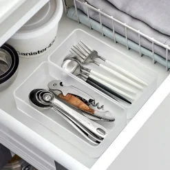 Discount Oppbevaringsbokser medium sett 2 stk Baderom | Kjøkken