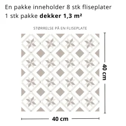 Online Oslo mini selvklebende fliser Veggfliser | Gulvfliser