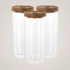 Online 3-pk glasskrukke 1000 ml Vaskerom | Baderom