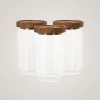 Fashion 3-pk glasskrukke 700 ml Vaskerom | Baderom