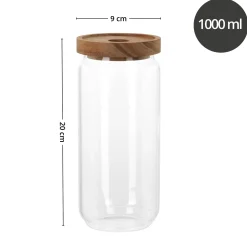 Online 3-pk glasskrukke 1000 ml Vaskerom | Baderom